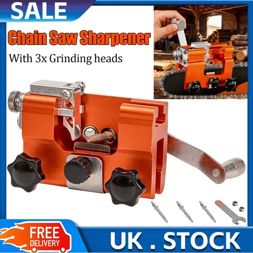 Portable chain saw sharpener - saw,