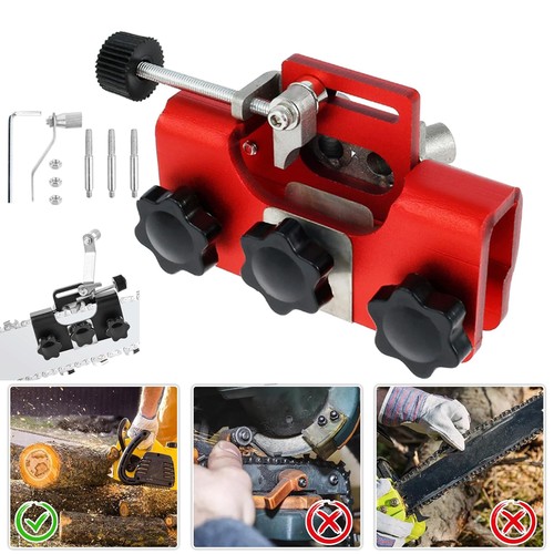 Chain sharpening - chain, grinder
