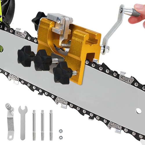 Portable chain saw sharpener - chain,